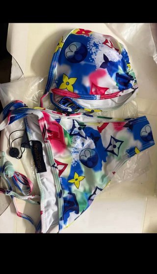 Bañador Louis Vuitton Marrón Talla L