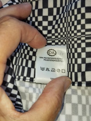 Camisa de mujer con estampado de cuadros