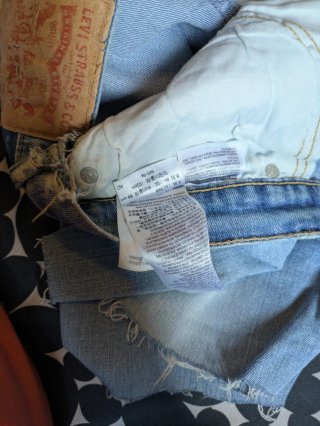 Shorts Levi's Unisex Azul