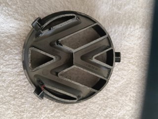 Emblema - Logo  Volkswagen Negro