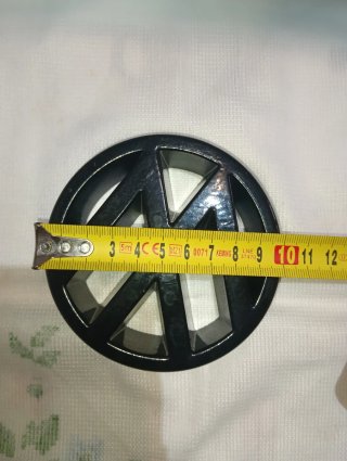 Emblema - Logo  Volkswagen Negro