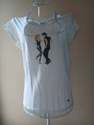 Camiseta Grease Danny y Sandy