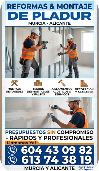 PLADUR montaje y encintado de calidad