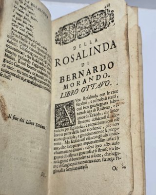 Libro Antico 1676 - La Rosalinda Cavalier Bernardo