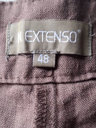 Pantalón ancho In extenso marrón talla 48