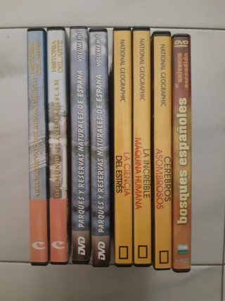 Lote 8 DVDs Documentales Historia y Naturaleza
