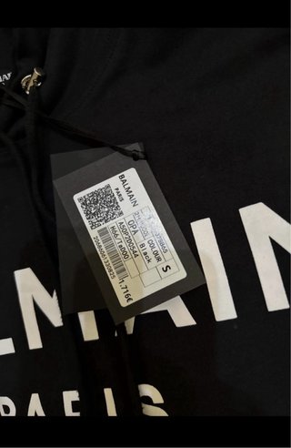 Felpa Balmain Paris Nera