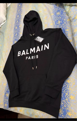 Felpa Balmain Paris Nera