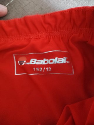 Falda pádel niña Babolat rosa. Talla 12 años