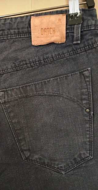 Bermuda uomo DATCH misto lino blu tg 32