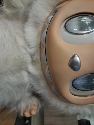 Peluche Labubu bianco