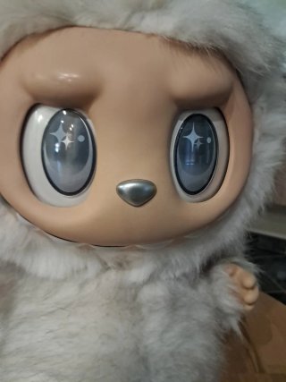 Peluche Labubu bianco