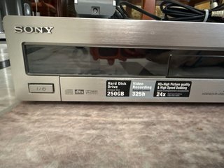 Reproductor DVD Sony RDR-HX1000 HDD
