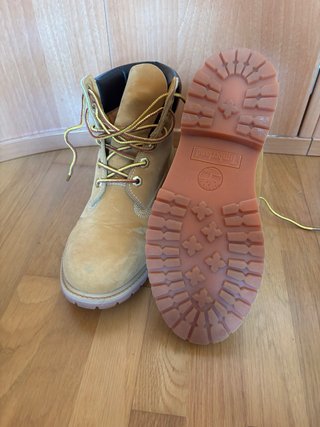 Botas estilo Timberland marrones