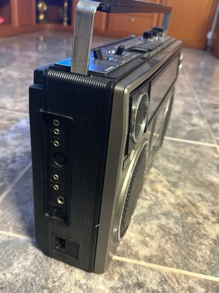 Radio Cassette Sanyo Gris/Plata