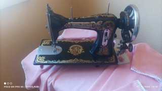 Máquina de coser Fister Rossmann antigua