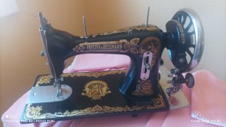 Máquina de coser Fister Rossmann antigua