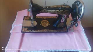 Máquina de coser Fister Rossmann antigua