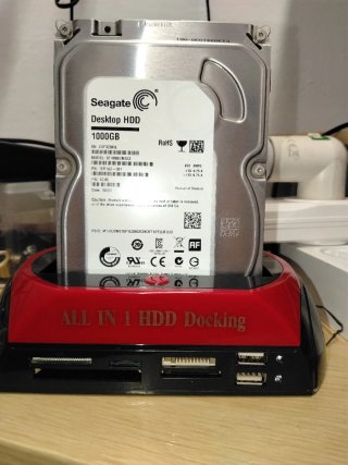 Docking Station HDD SATA IDE Lector + disco sata