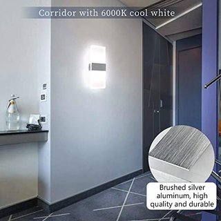 Lámpara de Pared Moderna Acrílico 12W