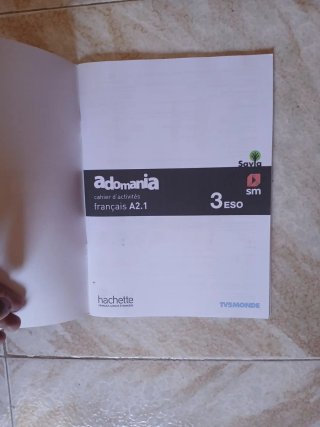Adomania, français A2.1, 3 ESO. Cahier d'activités