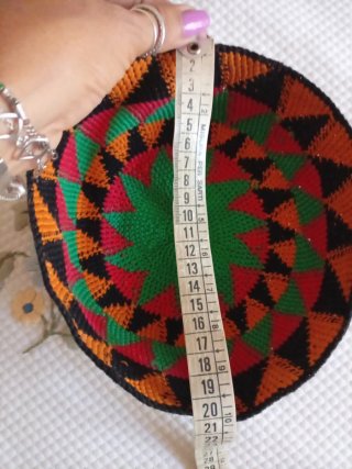 Cappello uncinetto Vintage Etnico Boho