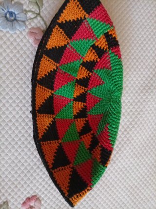 Cappello uncinetto Vintage Etnico Boho