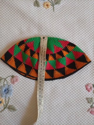 Cappello uncinetto Vintage Etnico Boho
