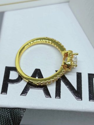 Anillo Pandora Corazón Promesa Oro