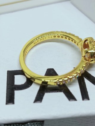 Anillo Pandora Corazón Promesa Oro