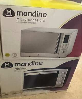 Mandine Microondas 25L Grill y Mandine Mini Horno