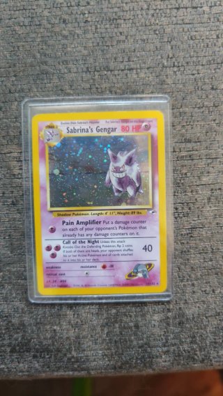 Carta Pokémon Sabrina's Gengar 80 HP