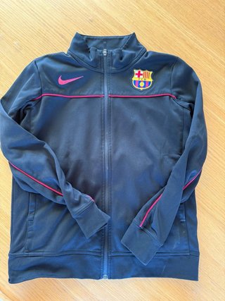 Sudadera Nike FC Barcelona Negra y Rosa
