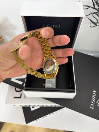 Reloj Seiko 5 Automático Dorado automatico