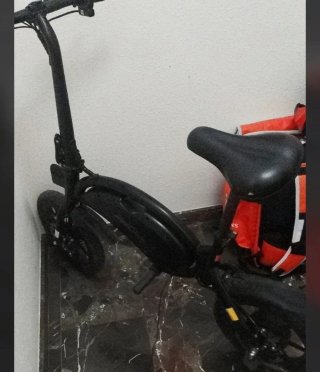 Bici eléctrica tipo delfín sin pedales