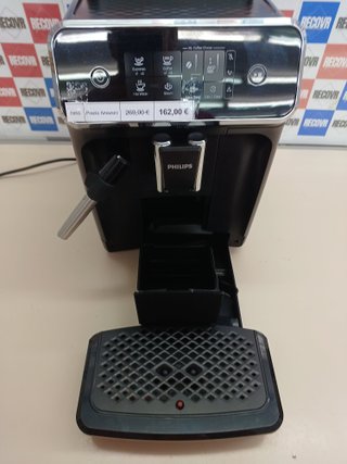 Cafetera automática 2 cafés con molinillo – Philips