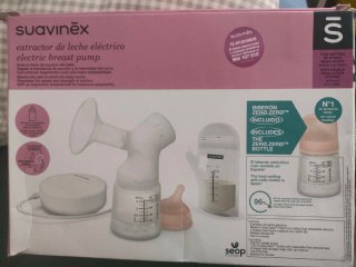 Sacaleches Eléctrico Suavinex + Biberón Zero.Zero