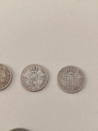 Lote 6 Monedas Españolas de Plata