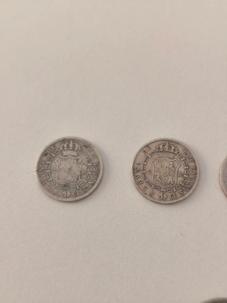 Lote 6 Monedas Españolas de Plata