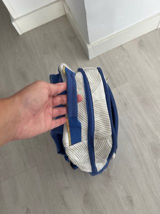 Mochila Real Madrid Azul y Gris