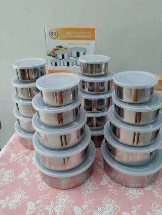 Set Contenitori Cibo XY Acciaio Inox