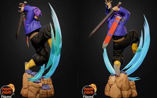 Figura Resina Trunks Espada DBZ