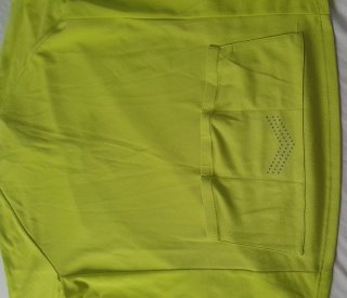 Maillot amarillo con bolsillo