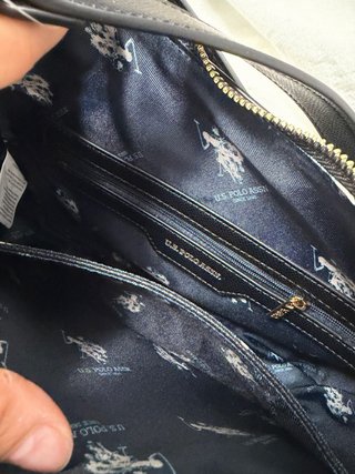 Bandolera US Polo Assn Negra Nueva