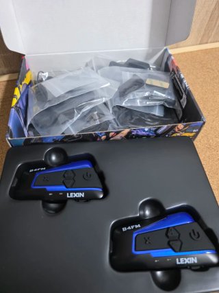 LEXIN B4FM Bluetooth Intercom Dual Pack