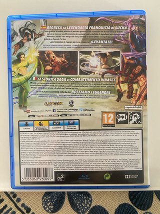 Street Fighter V PS4 Nuevo