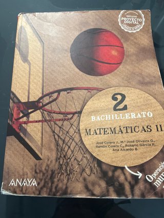 Matemáticas II. 2o de Bachillerato