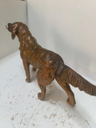 Escultura Antigua Perro Caza