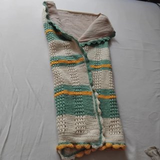 Mantita arrullo bebé crochet