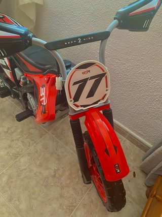 Moto Motocross Infantil BTR Roja